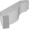 Ekena Millwork 5-in. W x 18-in. D x 18-in. H Copenhagen Architectural Grade PVC Knee Brace BRCP05X18X18CHG - alternate 5
